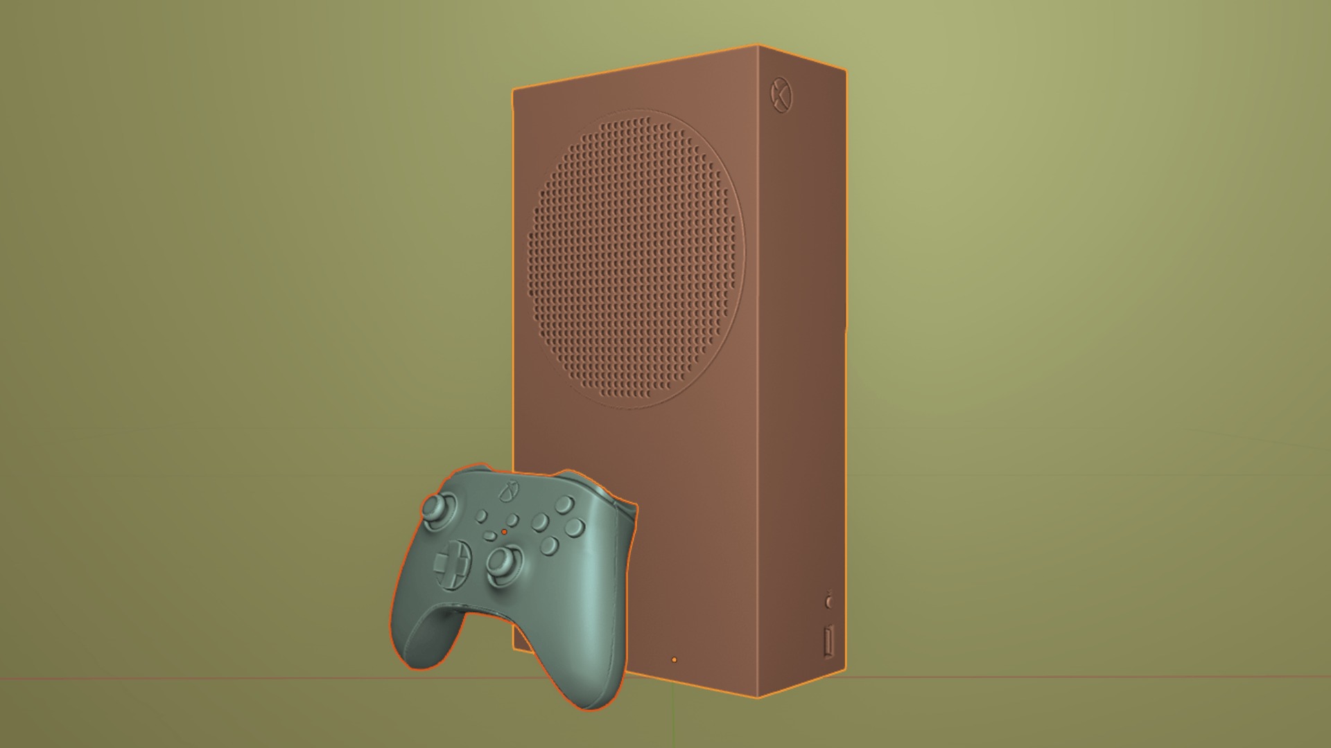 XBOX SERIES S BLACK 2023 3D model_15