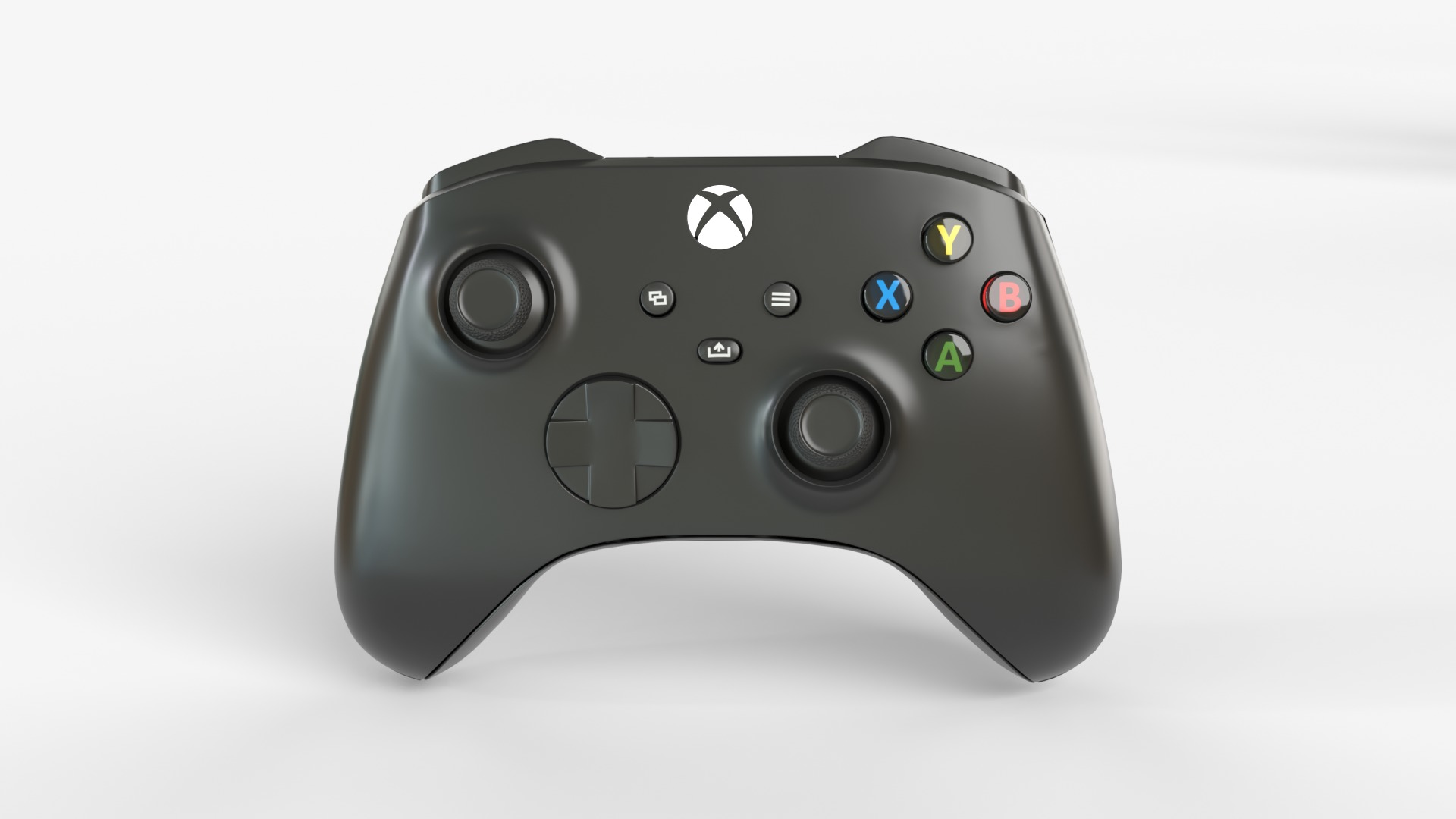 XBOX SERIES S BLACK 2023 3D model_7