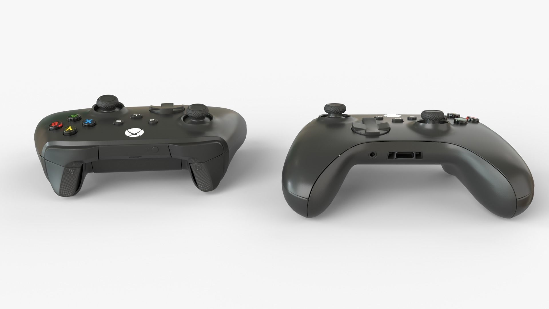 XBOX SERIES S BLACK 2023 3D model_10