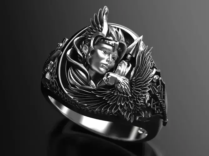 Valkyrie ring 3D print model