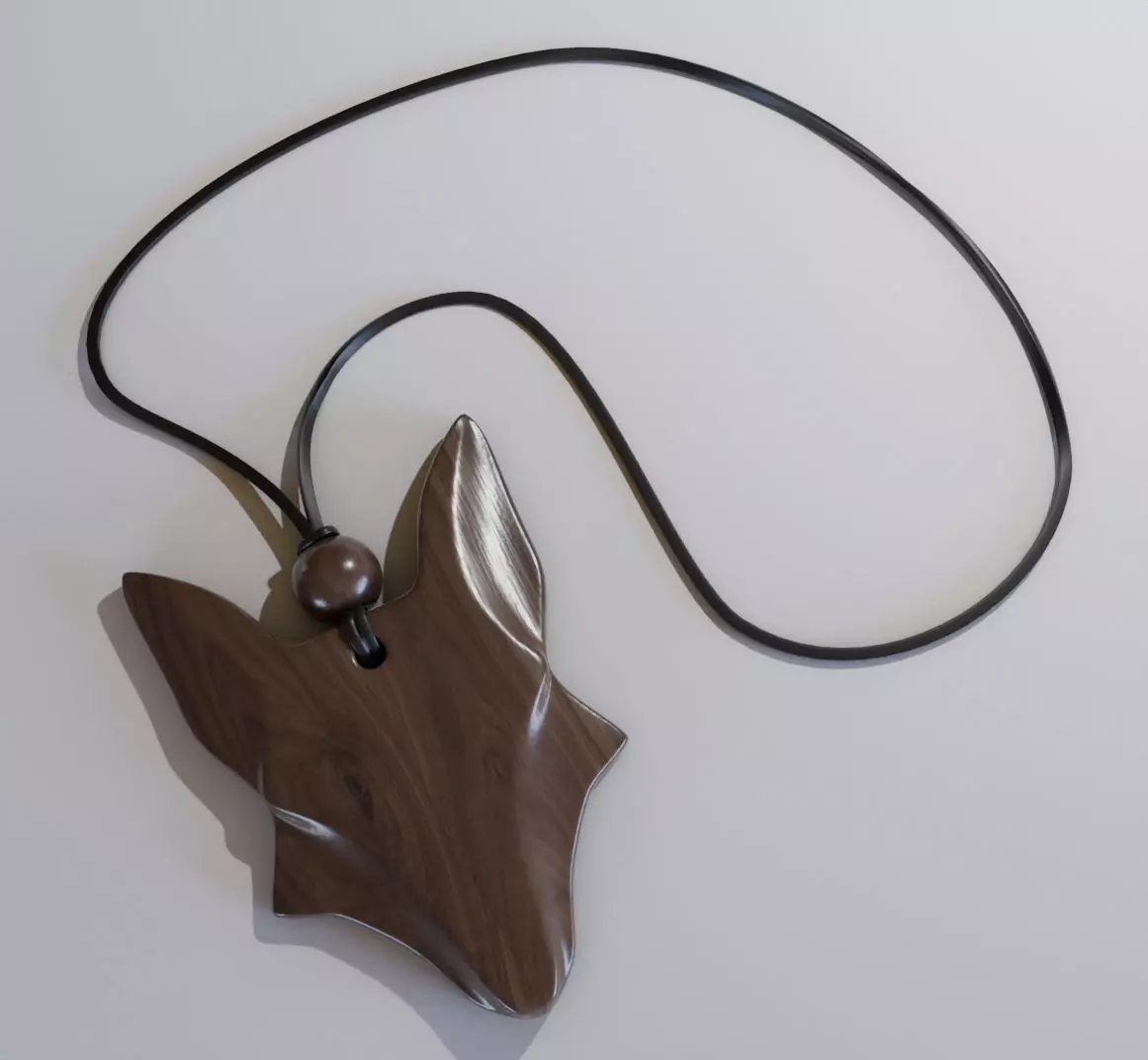 collar zorro fox 3D print model_0