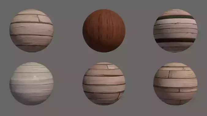 Anime Style Wood Texture - Cartoon