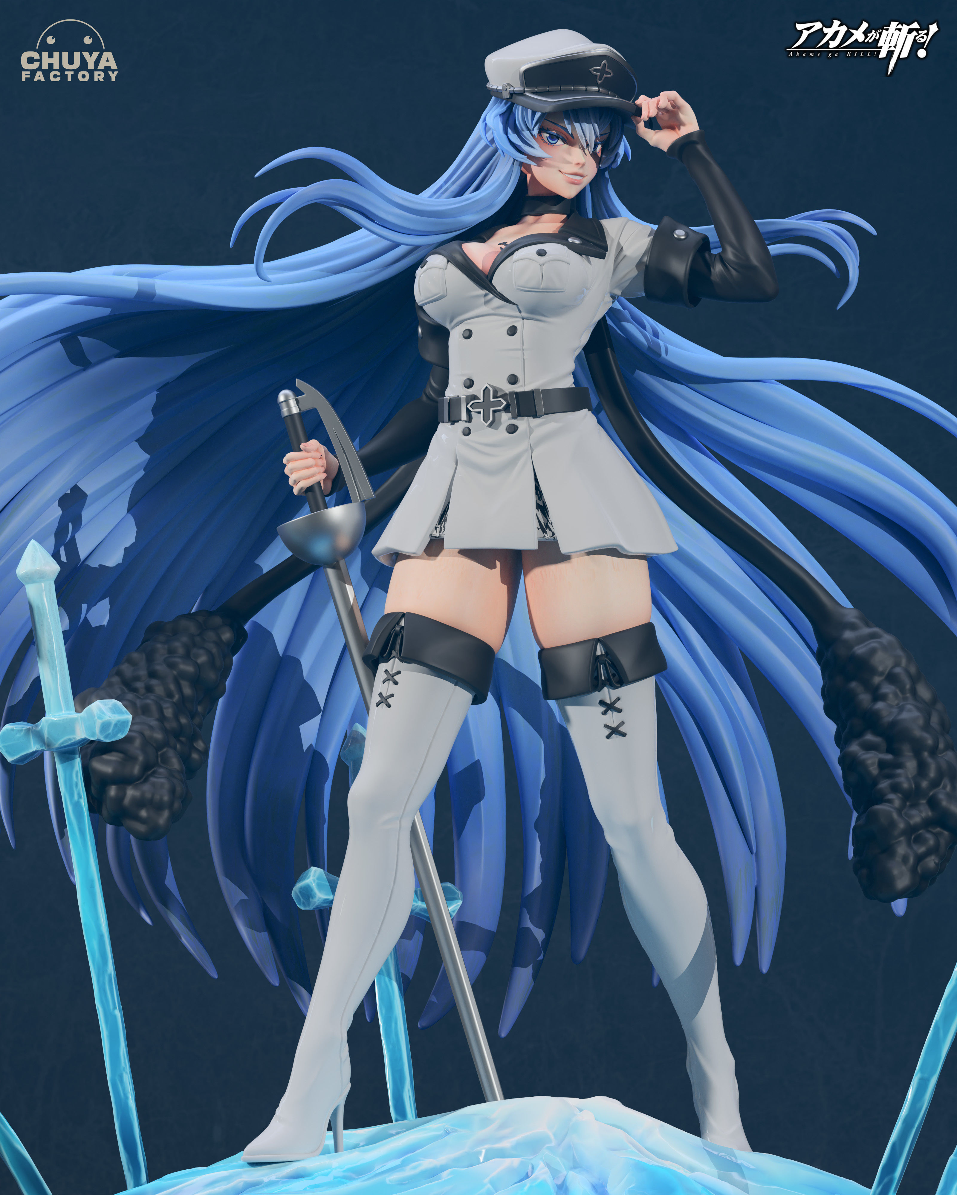 Esdeath 3D print model_3