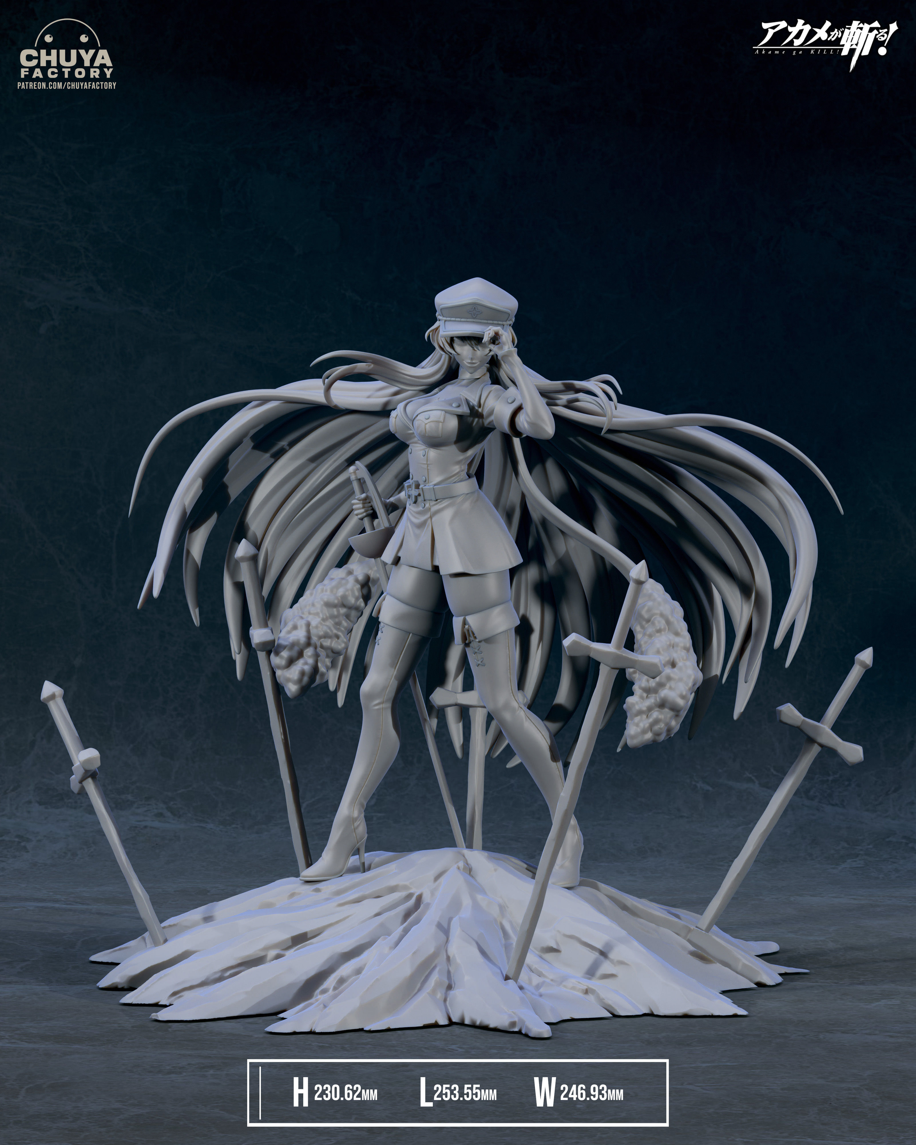 Esdeath 3D print model_8
