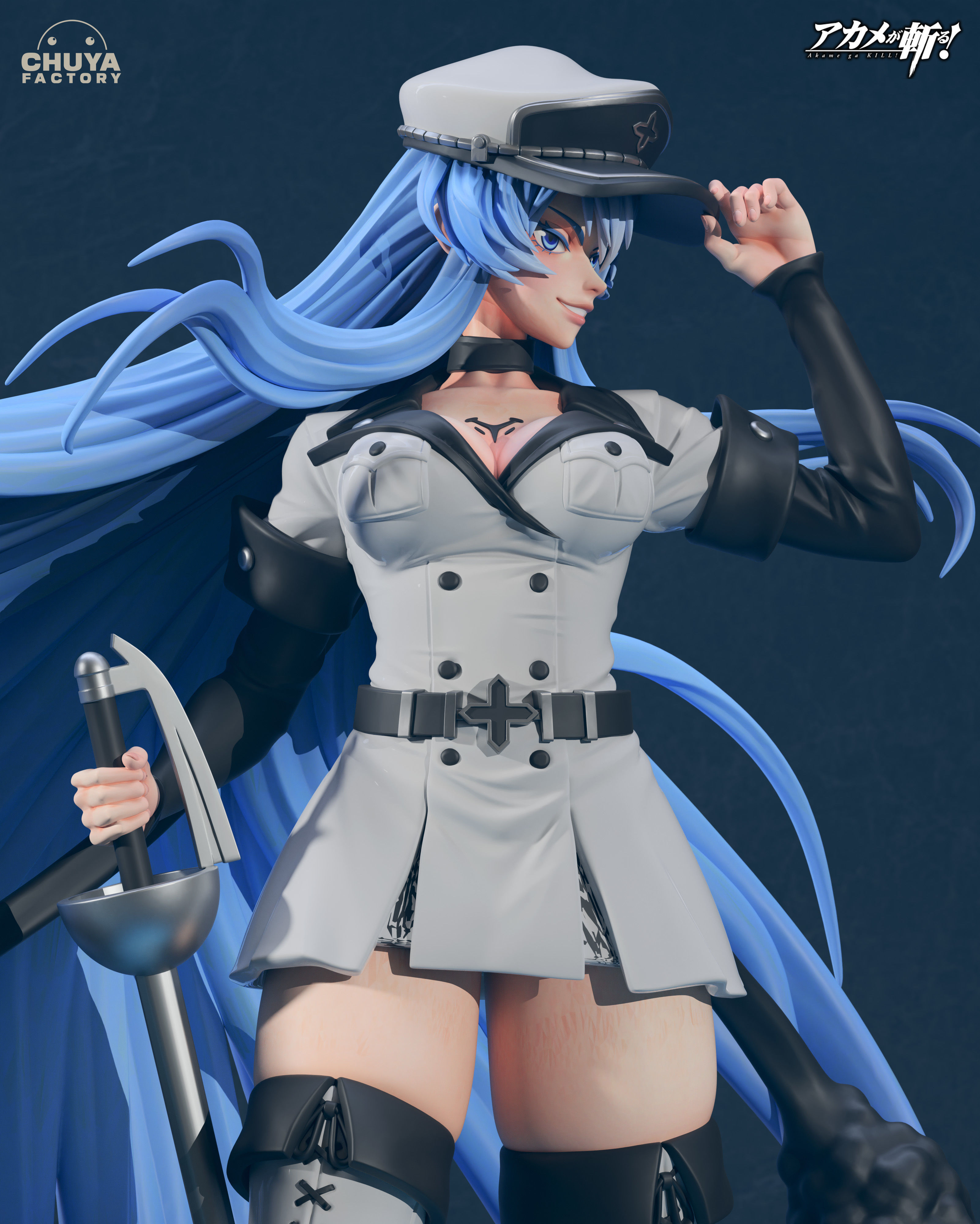 Esdeath 3D print model_4