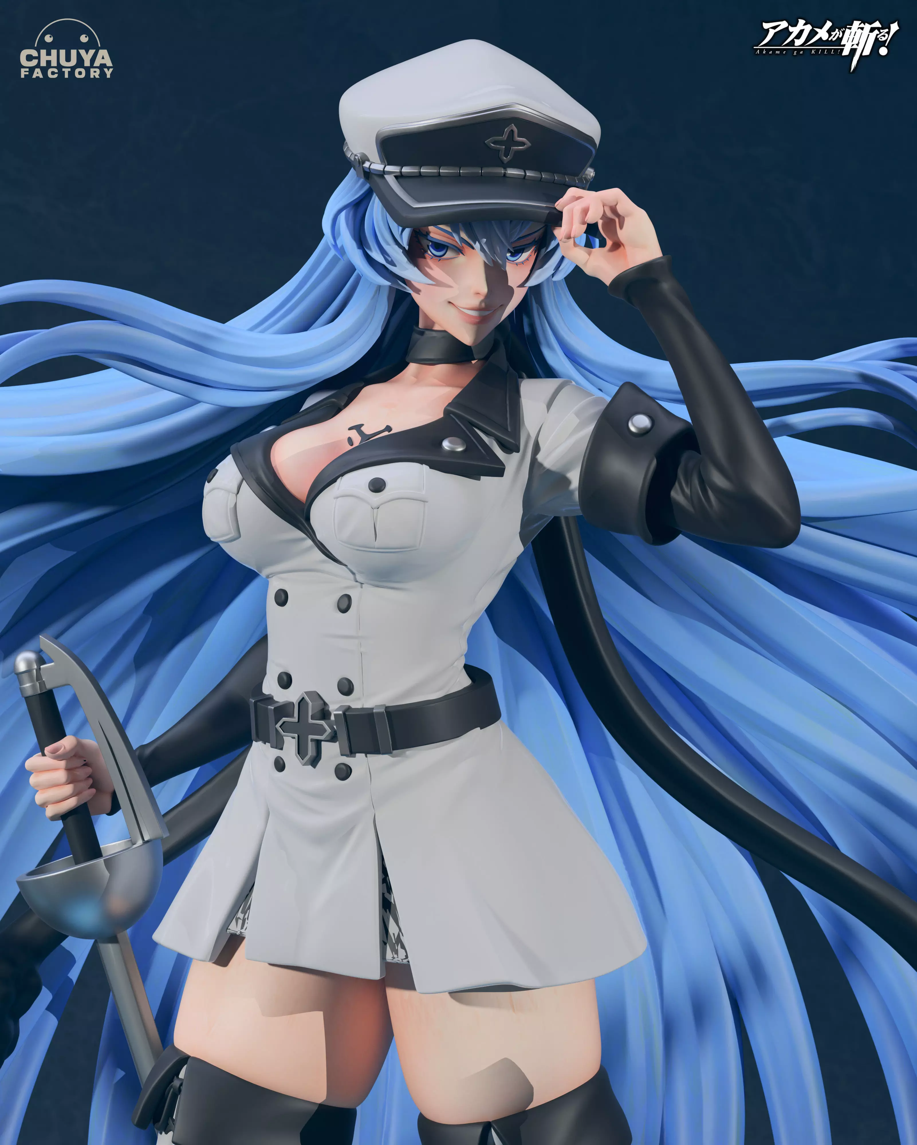 Esdeath 3D print model_0