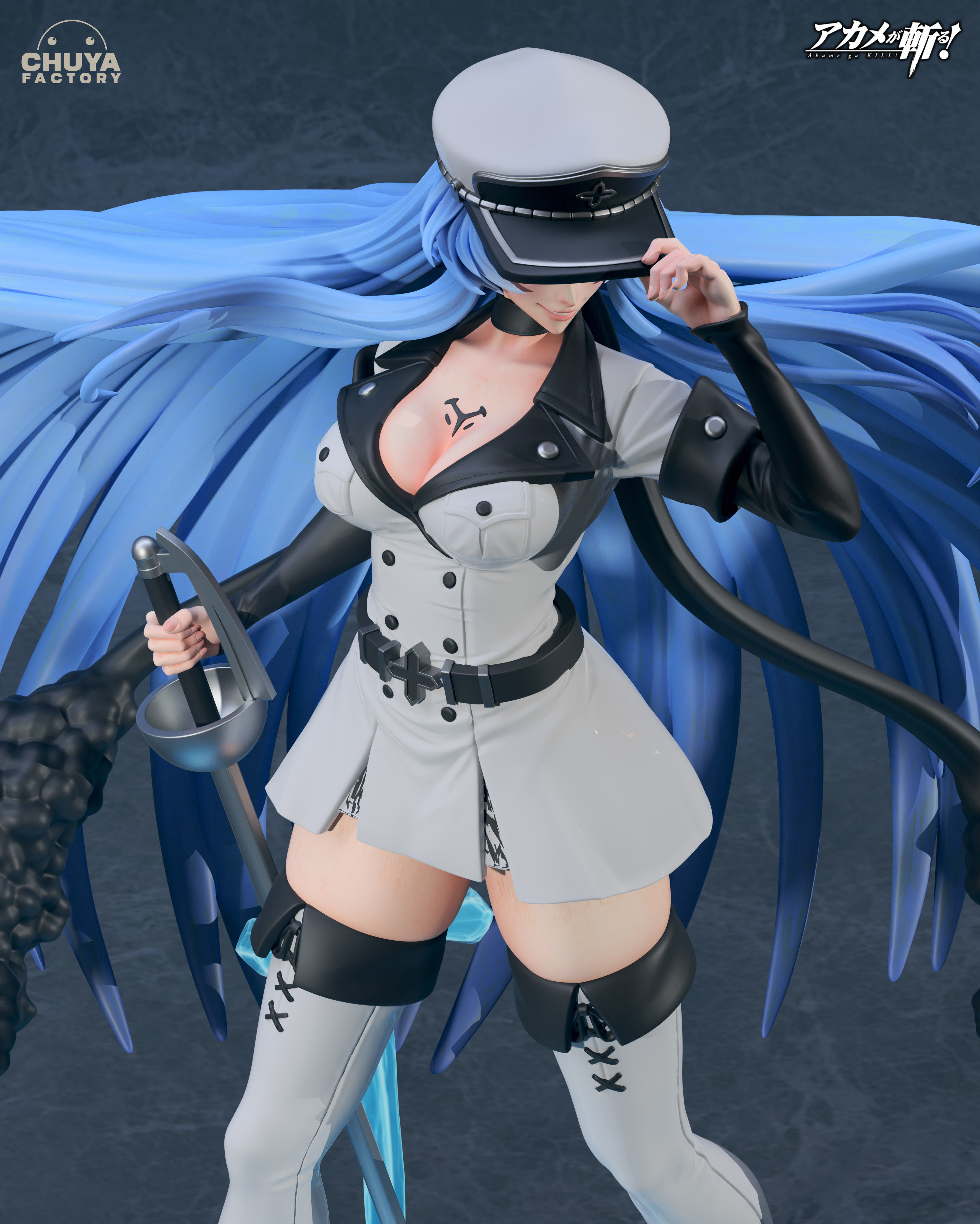 Esdeath 3D print model_2