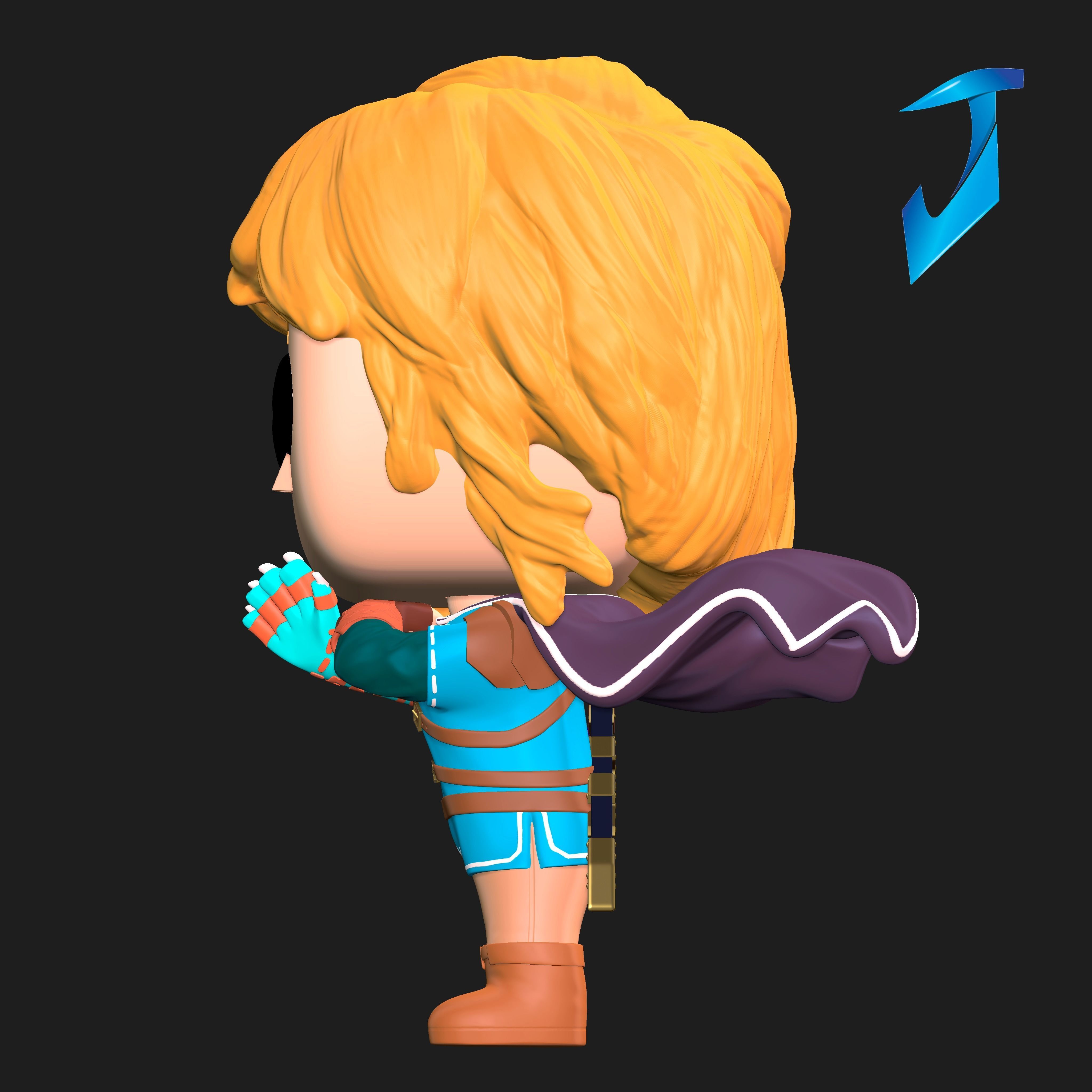 FUNKO POP LINK TEARS OF THE KINGDOM 3D print model_1