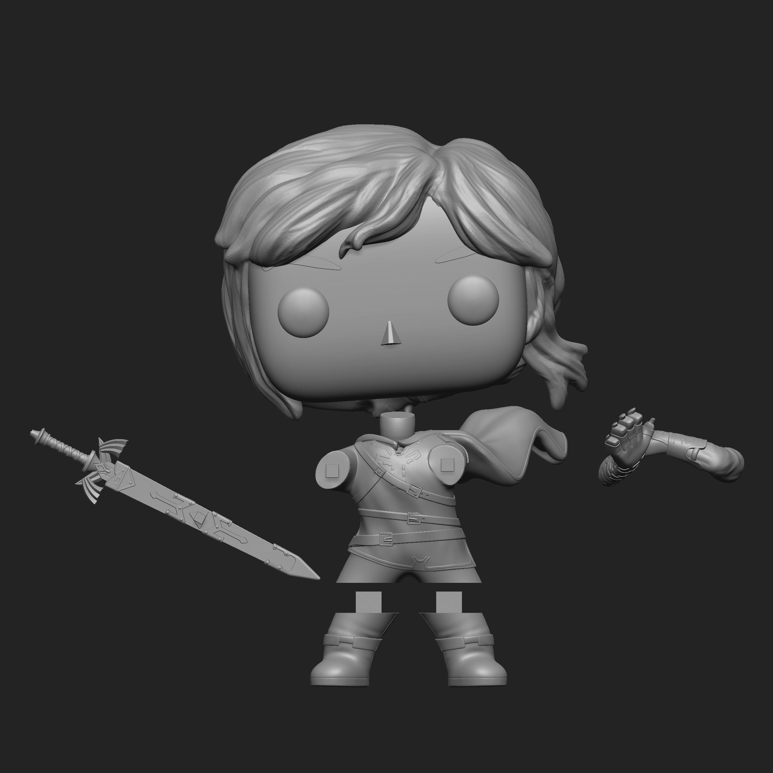 FUNKO POP LINK TEARS OF THE KINGDOM 3D print model_6