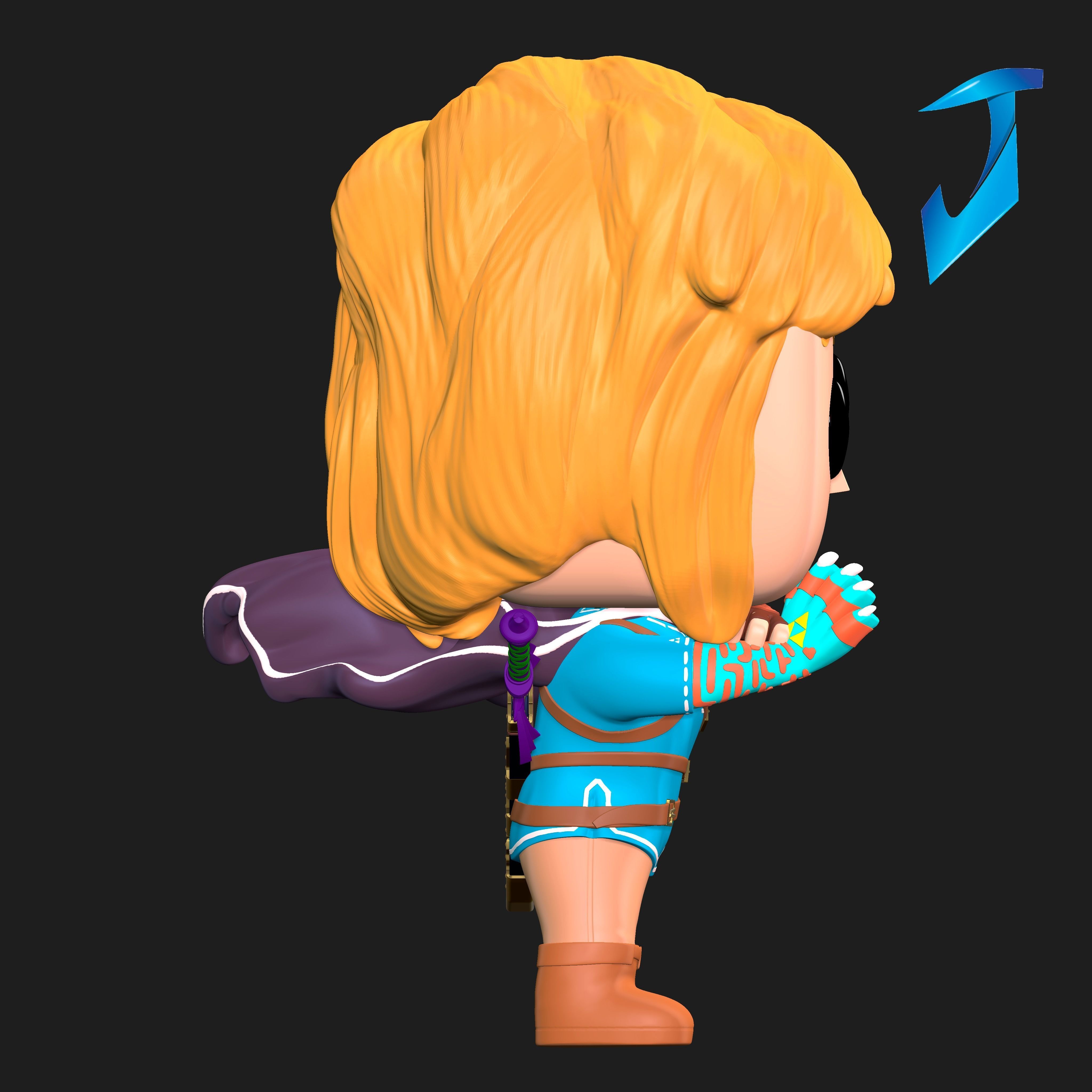 FUNKO POP LINK TEARS OF THE KINGDOM 3D print model_3