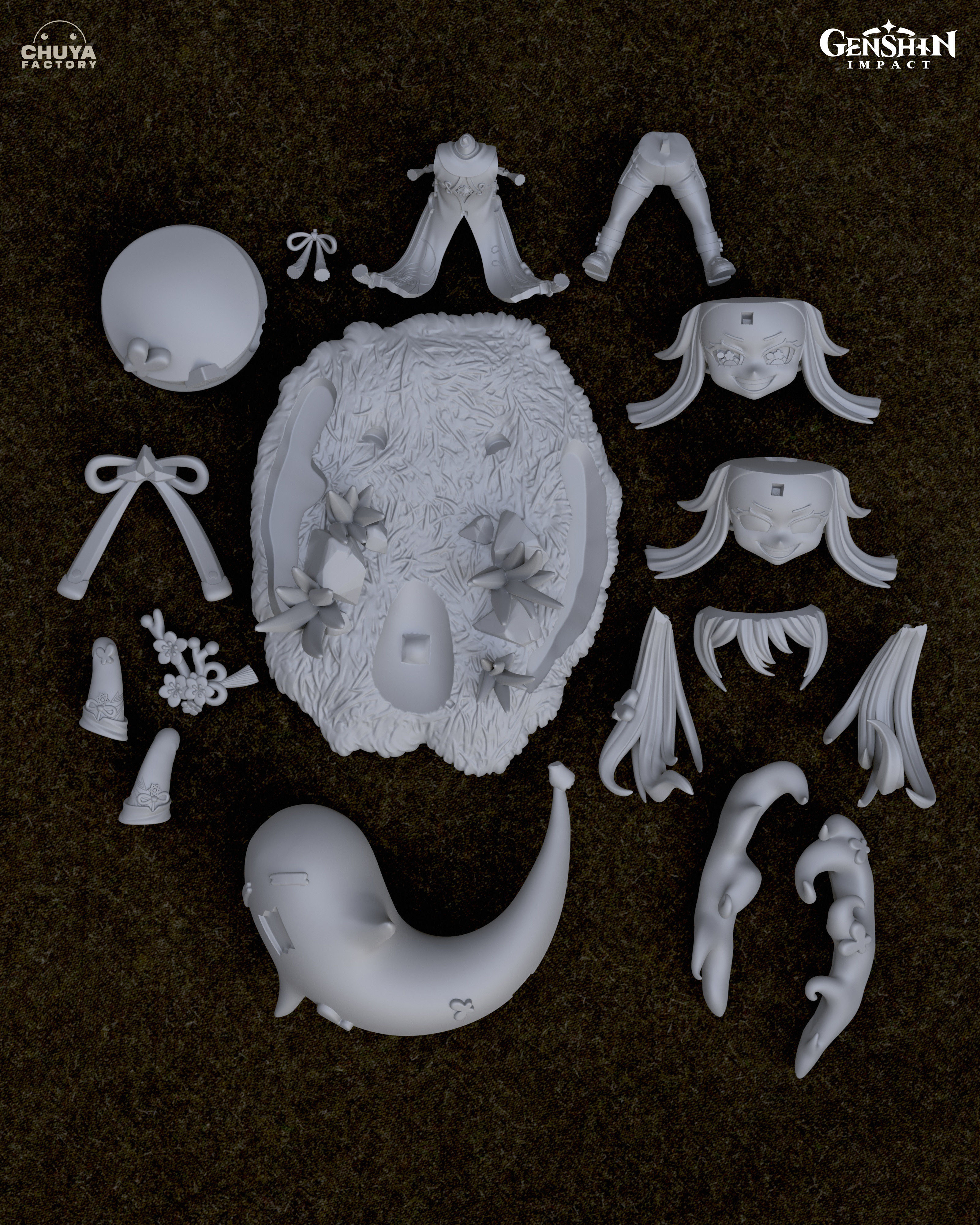 Hu Tao 3D print model_9