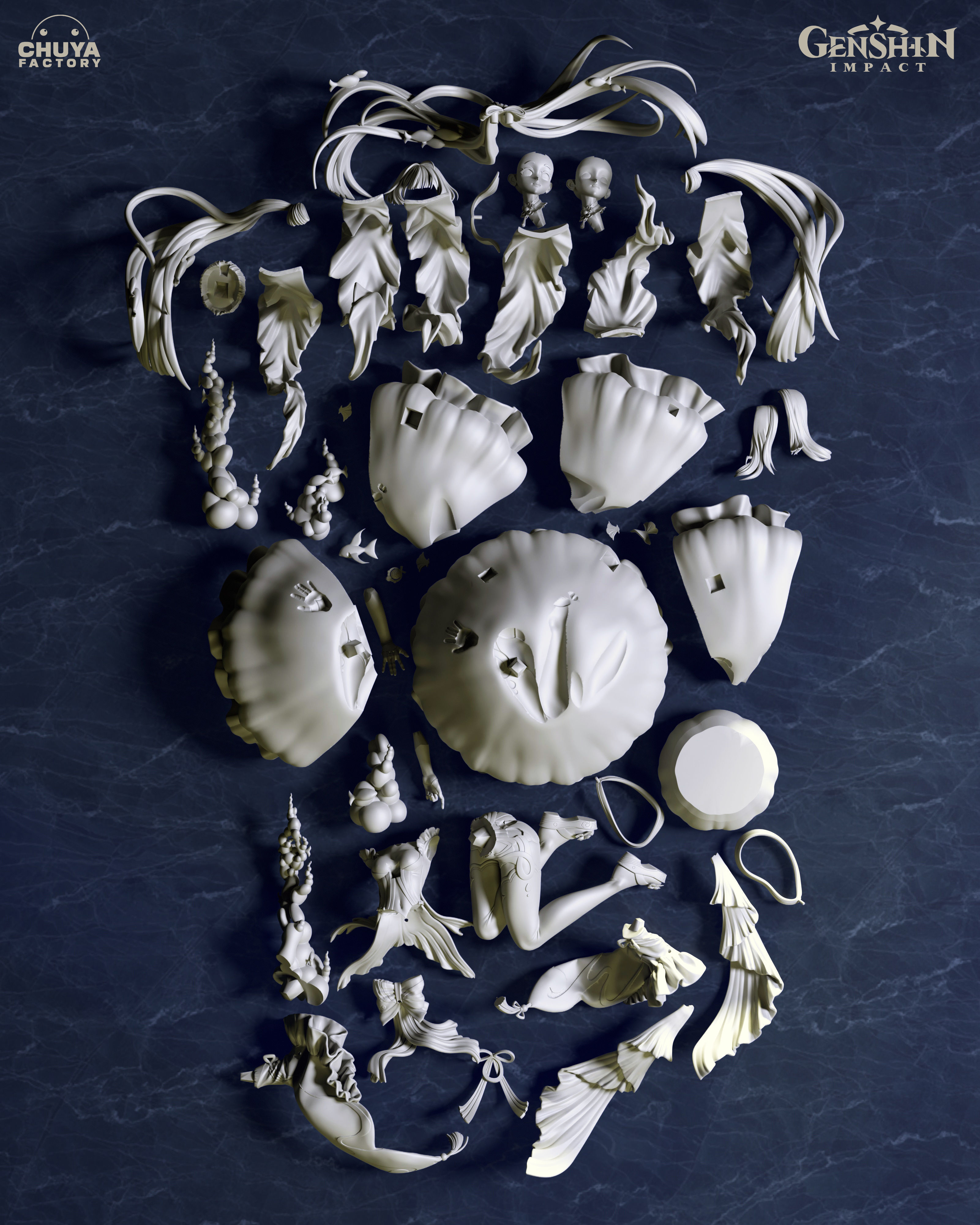 Kokomi 3D print model_15