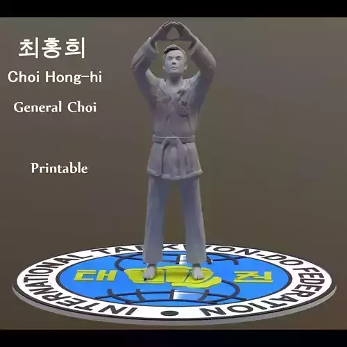 General Choi Hong-hi Printable  3D print model