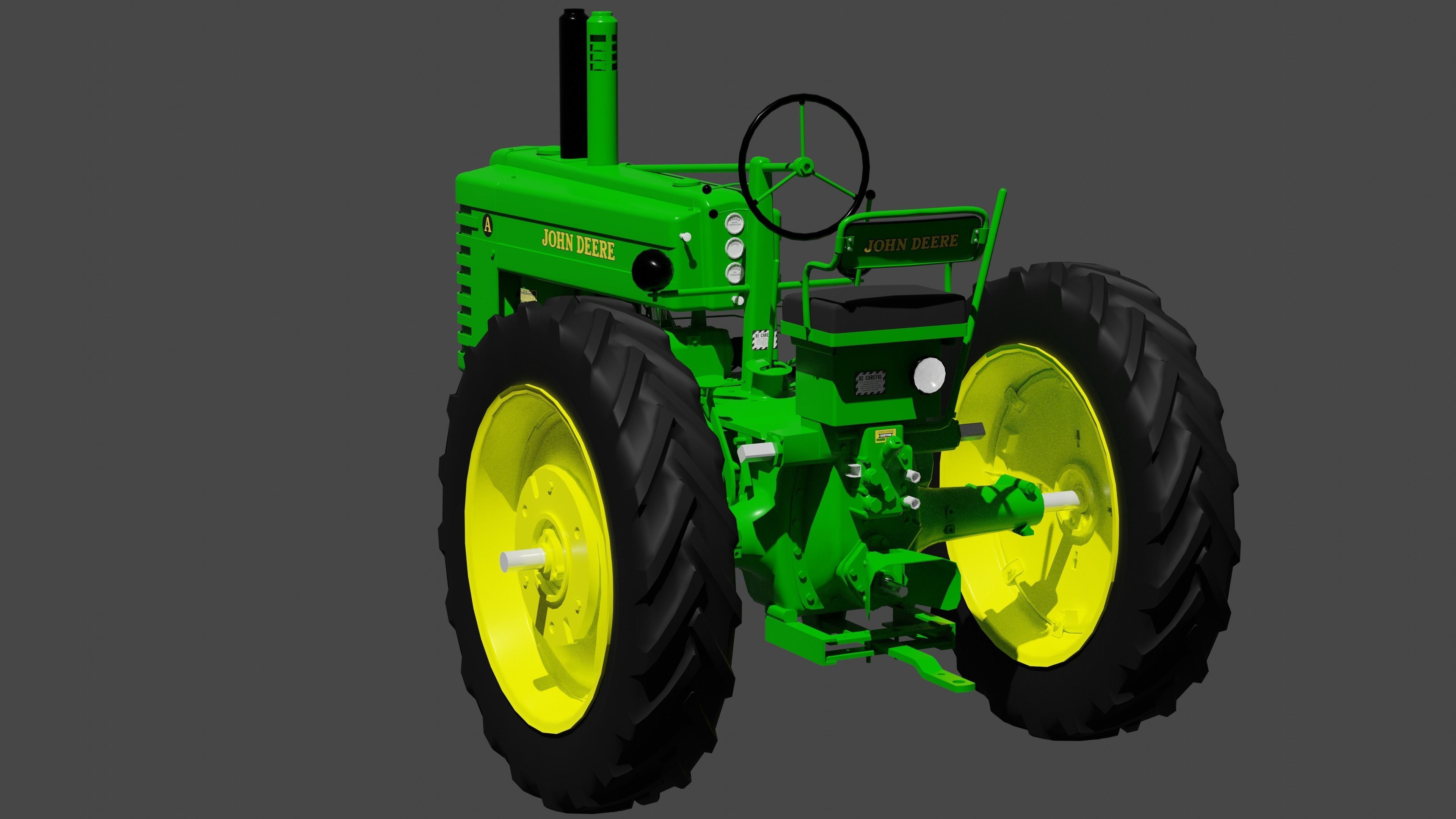 John Deere Model A 3D model_3