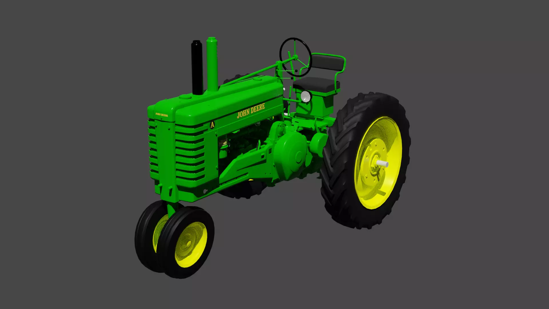 John Deere Model A 3D model_0