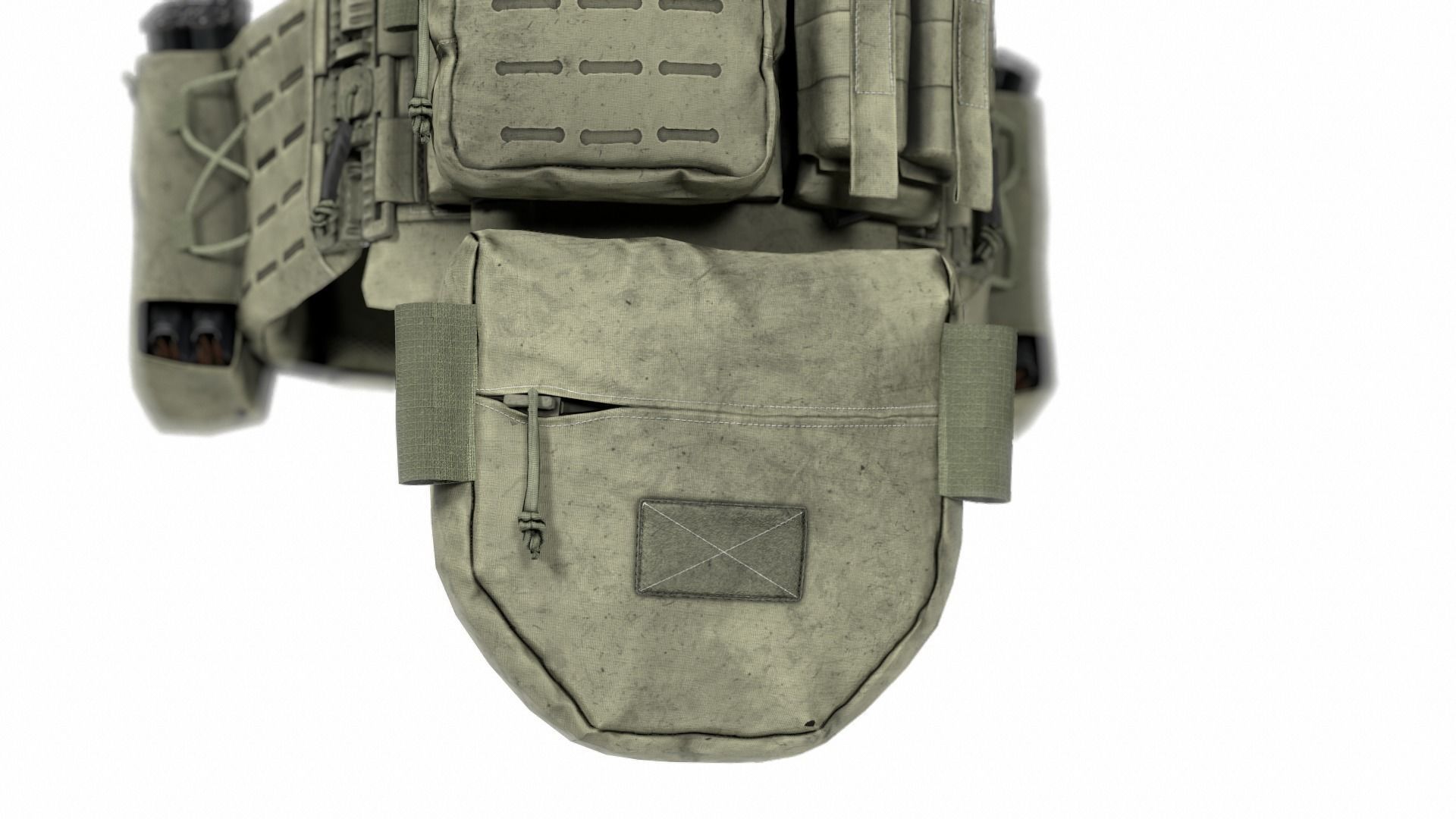 PLATE CARRIER PERUN-6 SOF LC Low-poly 3D model_8