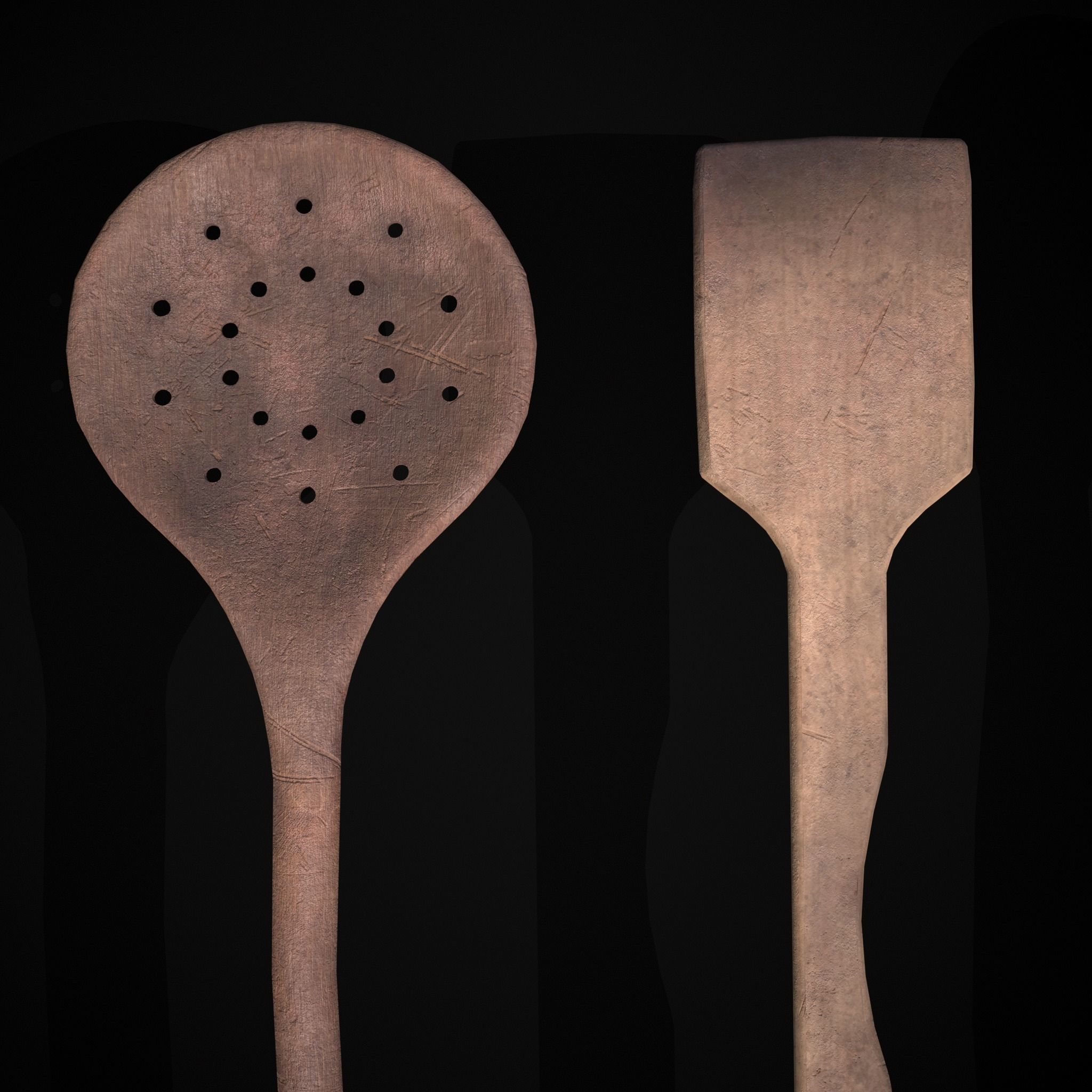 Kitchen Utensils Low-poly 3D model_15