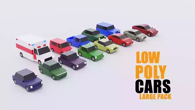 Low Poly Cars Full Pack