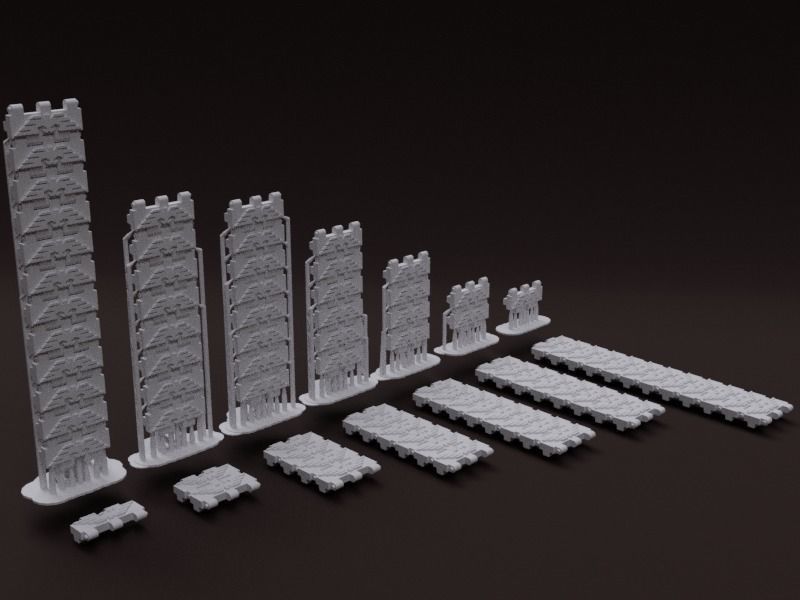 Wide Tracks for Imperial Vehicles - Eagle pattern 3D print model_9