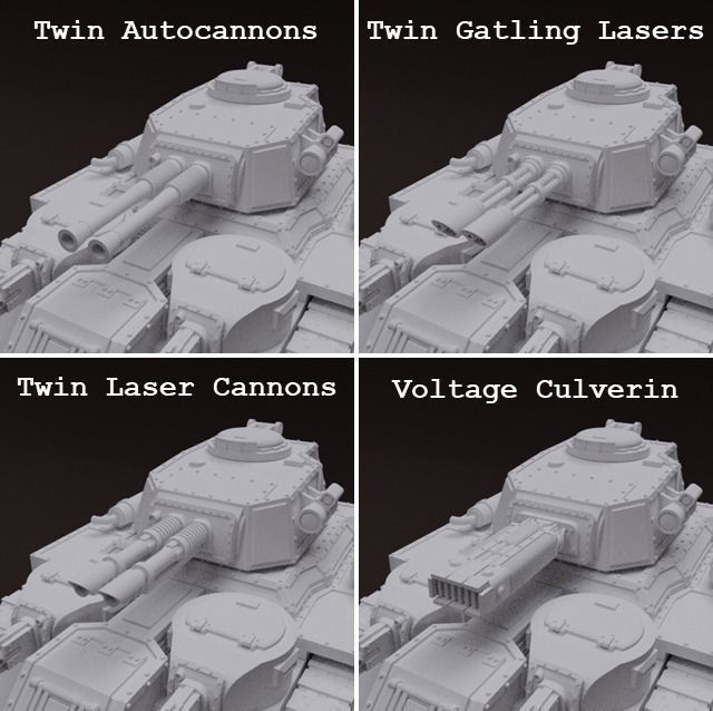 Carnosaur Medium Tank 3D print model_8