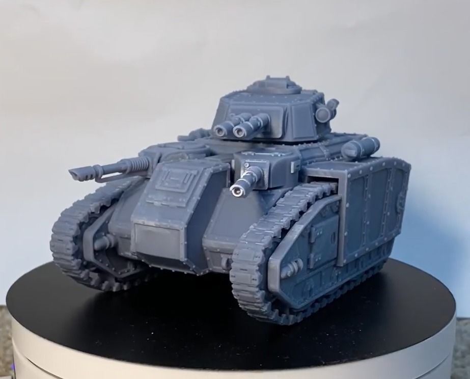 Carnosaur Medium Tank 3D print model_1
