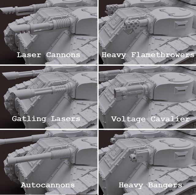 Carnosaur Medium Tank 3D print model_9