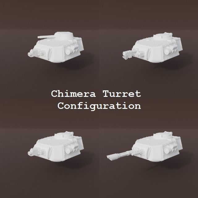 Carnosaur Medium Tank 3D print model_4