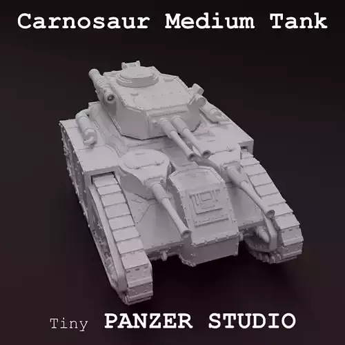 Carnosaur Medium Tank 3D print model