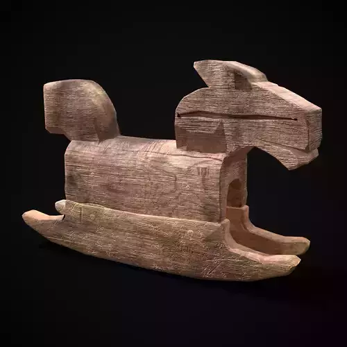 Wooden Rocking Horse