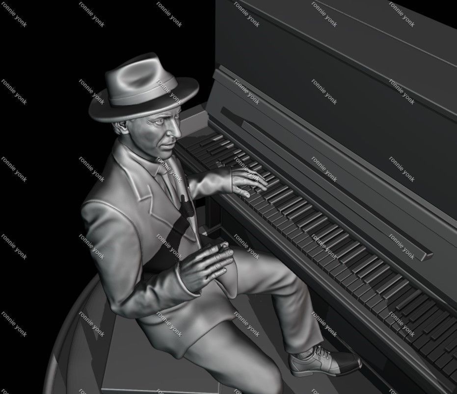 frank sinatra- 3d printing 3D print model_10