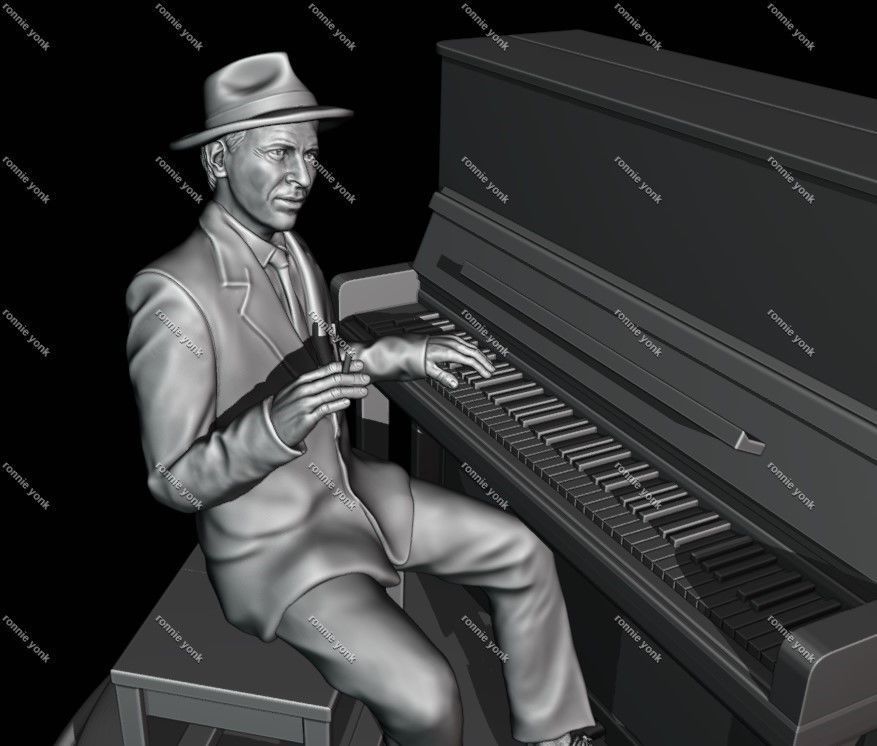 frank sinatra- 3d printing 3D print model_2