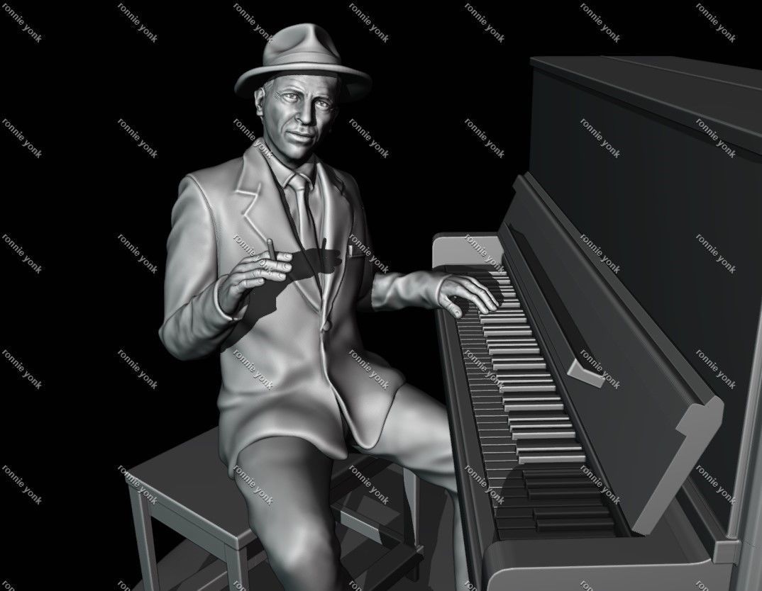 frank sinatra- 3d printing 3D print model_15