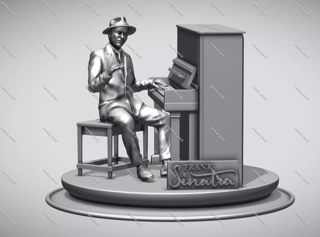 frank sinatra- 3d printing 3D print model_0