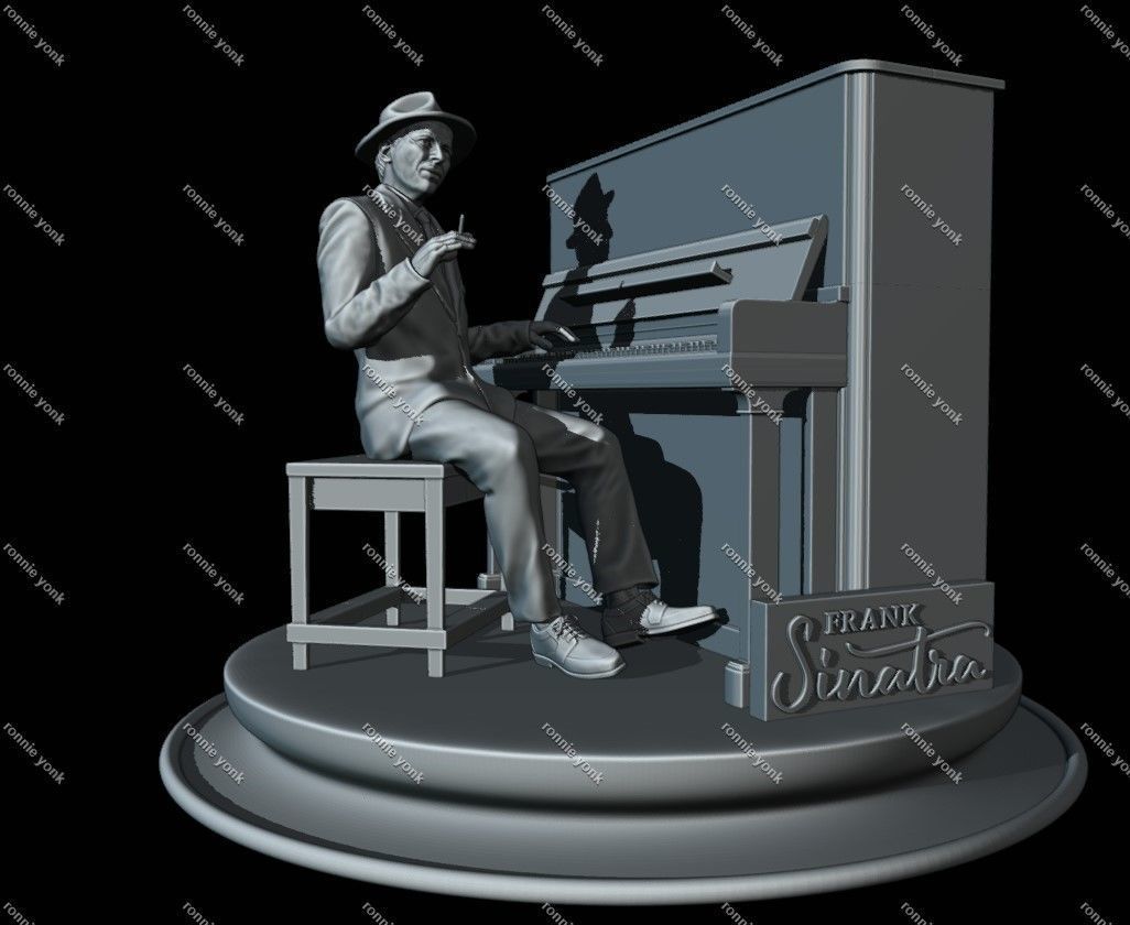 frank sinatra- 3d printing 3D print model_18