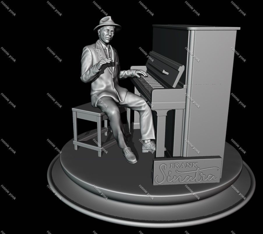frank sinatra- 3d printing 3D print model_17