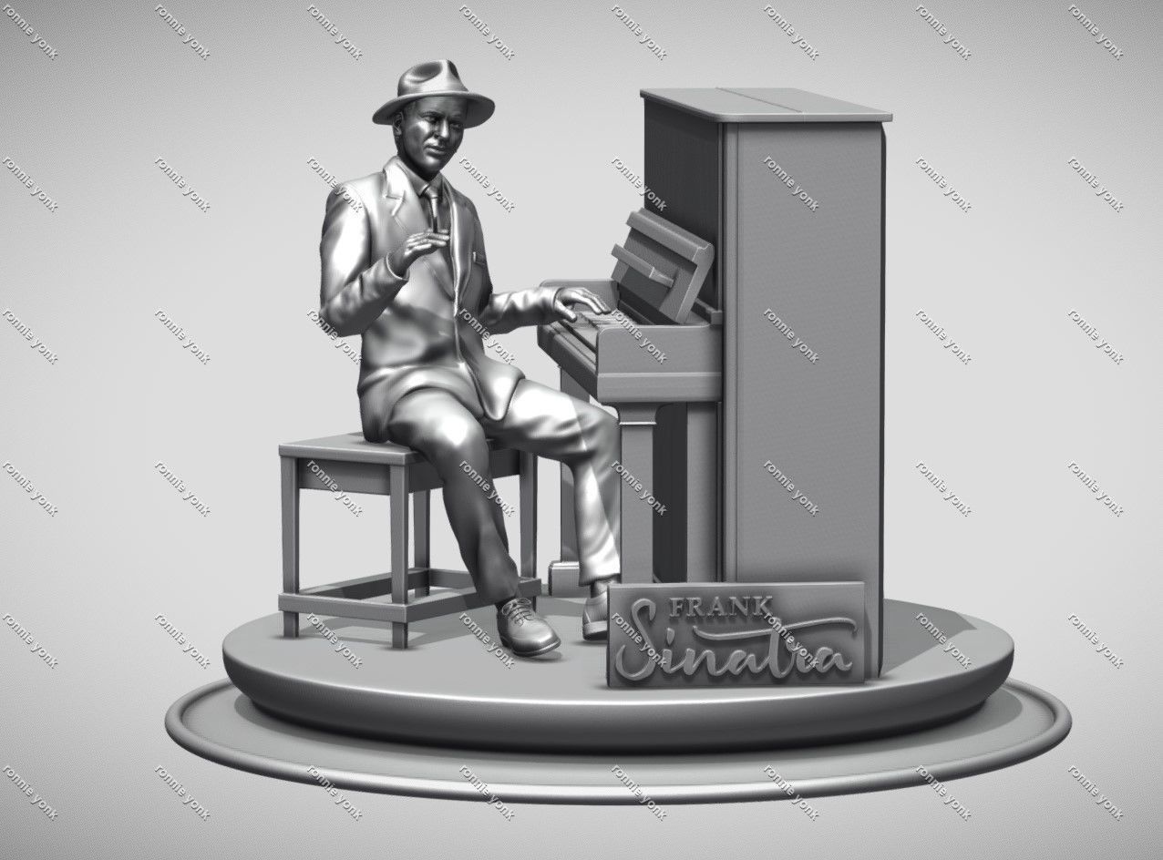 frank sinatra- 3d printing 3D print model_19