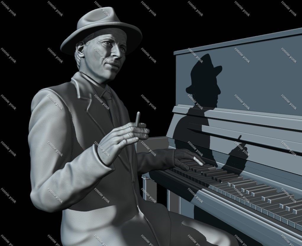 frank sinatra- 3d printing 3D print model_8