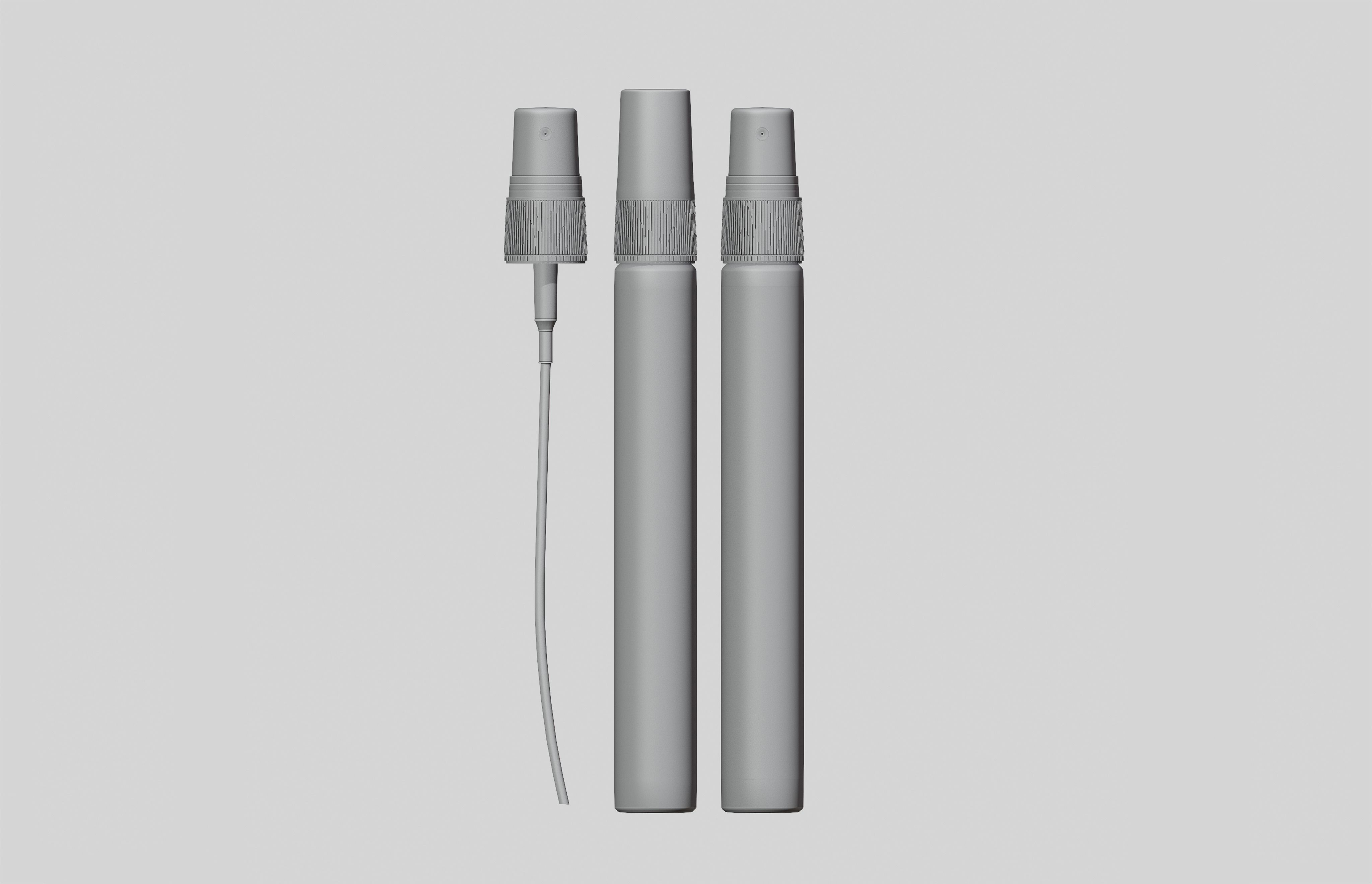 Glass Spray Perfume Bottles 10ml Low-poly 3D model_11