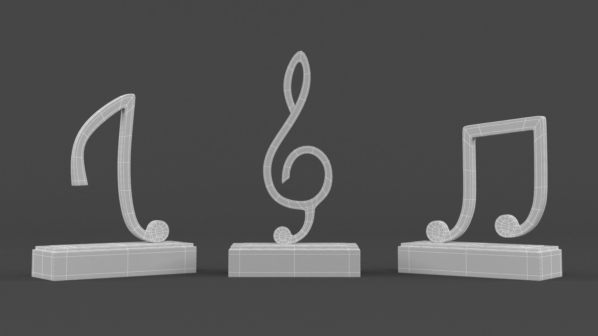 Trophy Cups 3D model_7
