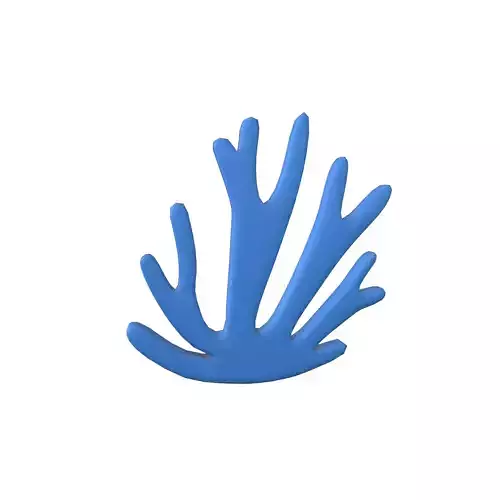 Cartoon Coral v1 003 Low-poly 3D model