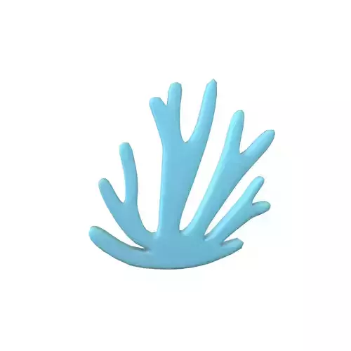 Cartoon Coral v1 004 Low-poly 3D model