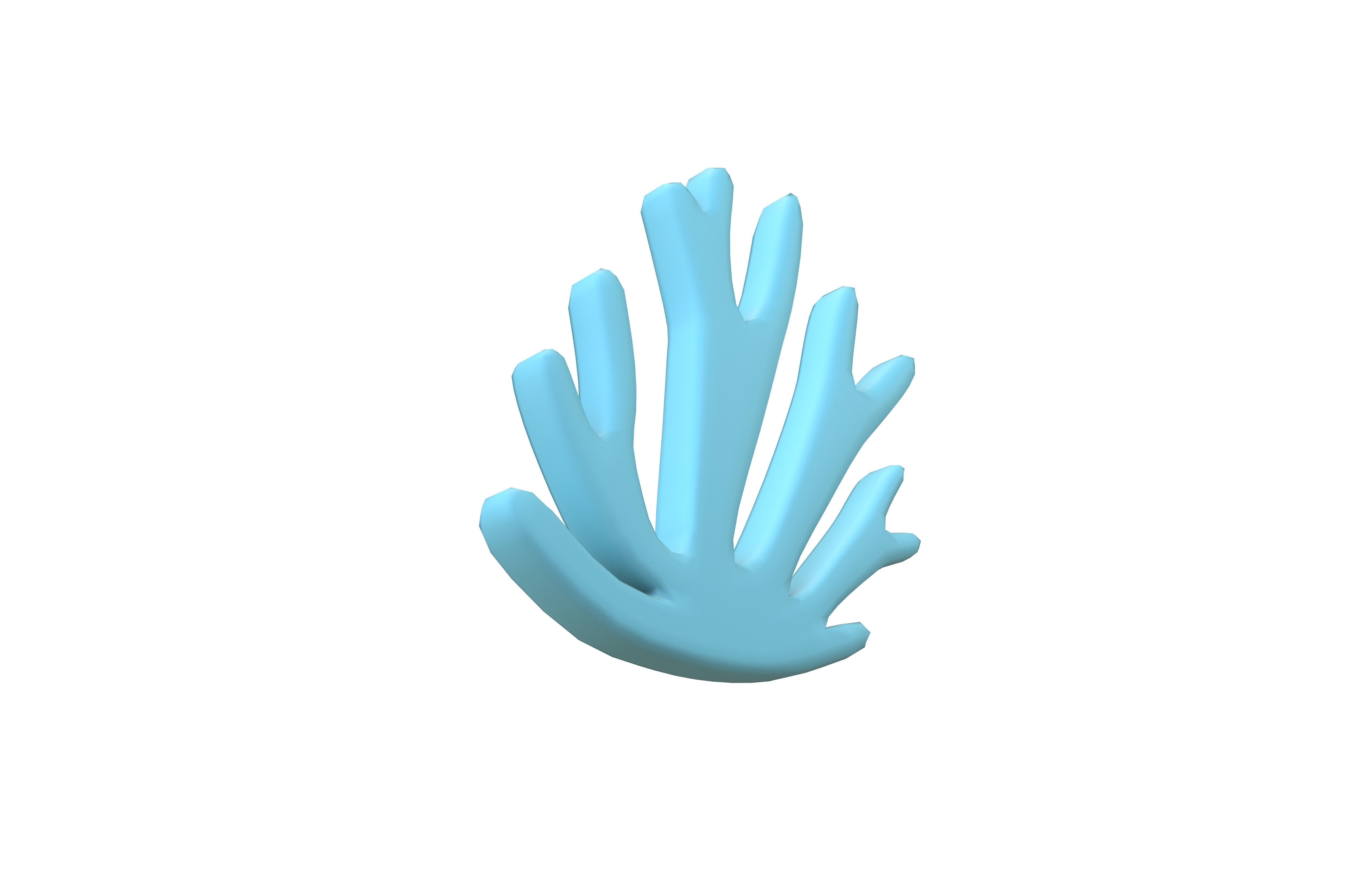 Cartoon Coral v1 004 Low-poly 3D model_3