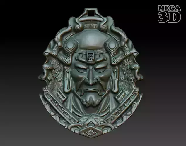 Samurai Pendant 04 230614