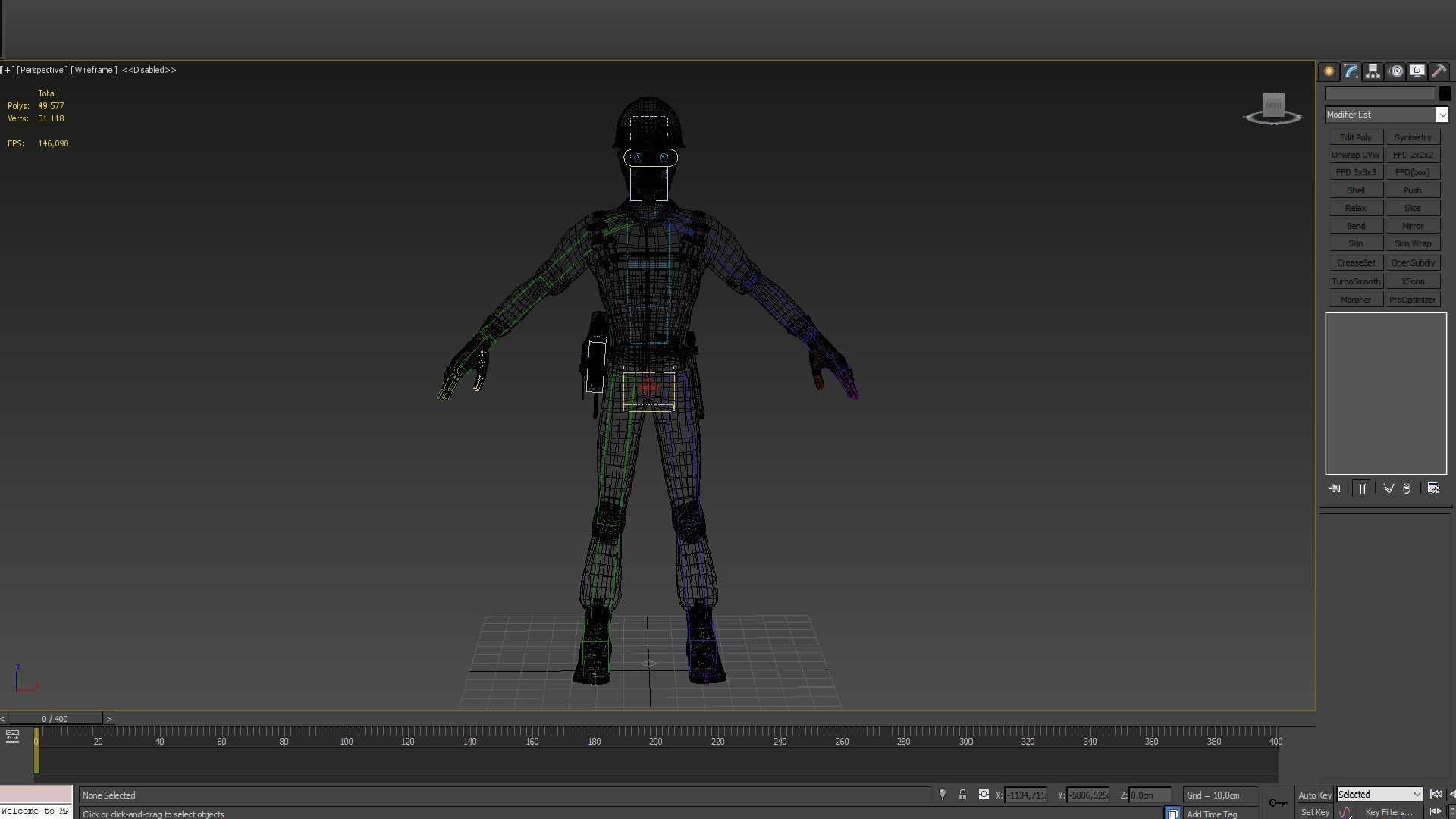 Builder Low-poly 3D model_23
