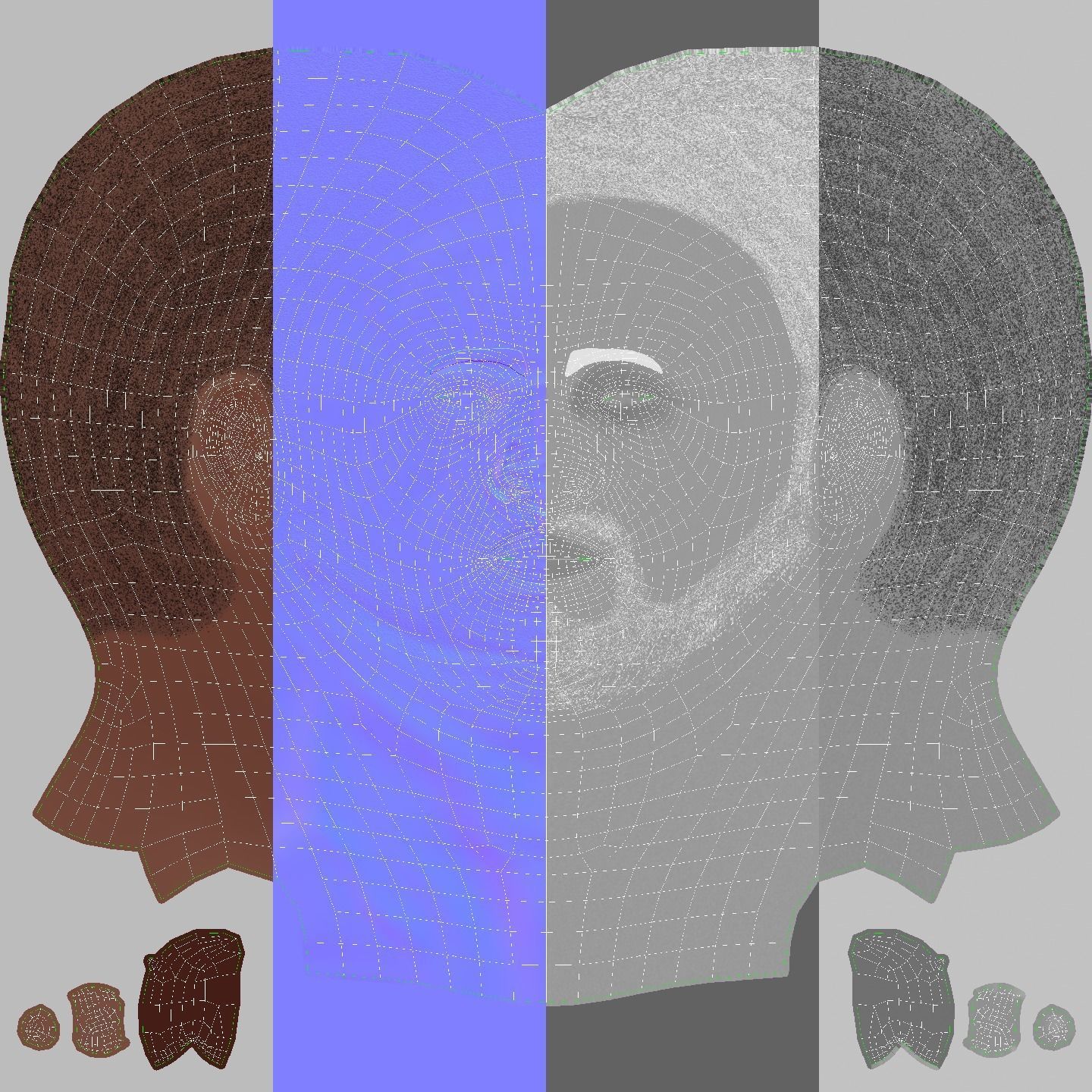 Builder Low-poly 3D model_28