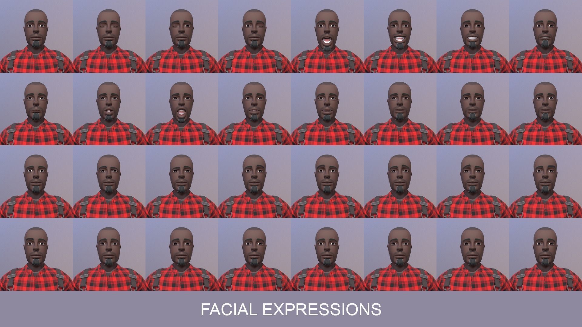 Builder Low-poly 3D model_26