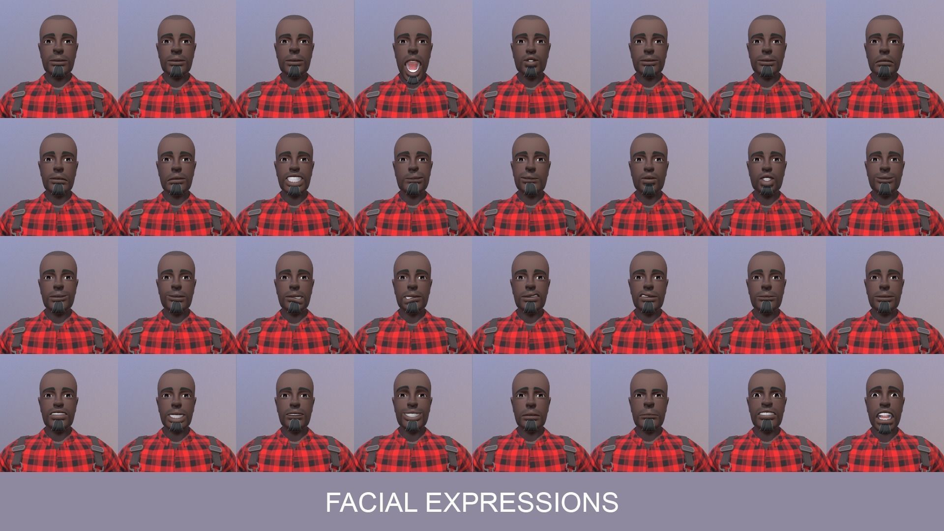 Builder Low-poly 3D model_27