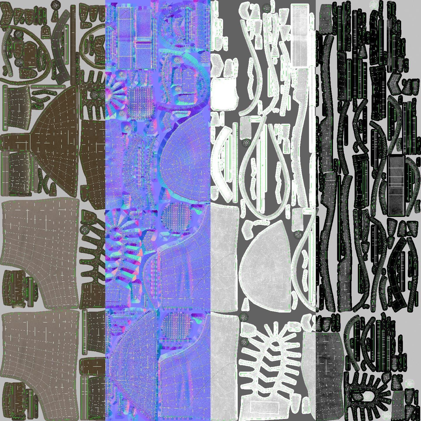 Builder Low-poly 3D model_29