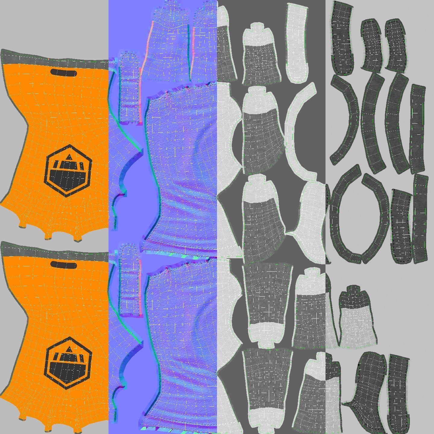 Builder Low-poly 3D model_30