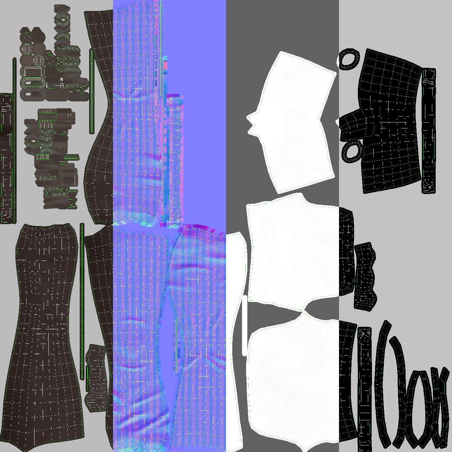 Builder Low-poly 3D model_34